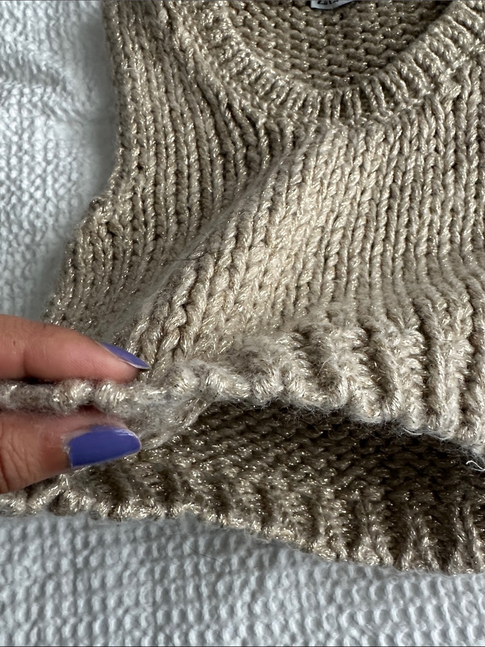 Zara cropped sweater vest - Picture 3 of 4